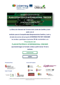 JORNADA PRESENTACIÓN PLAN INTERREGIONAL PROYECTO CRECEER